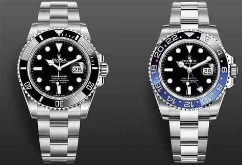 rolex ceramic submariner vs gmt